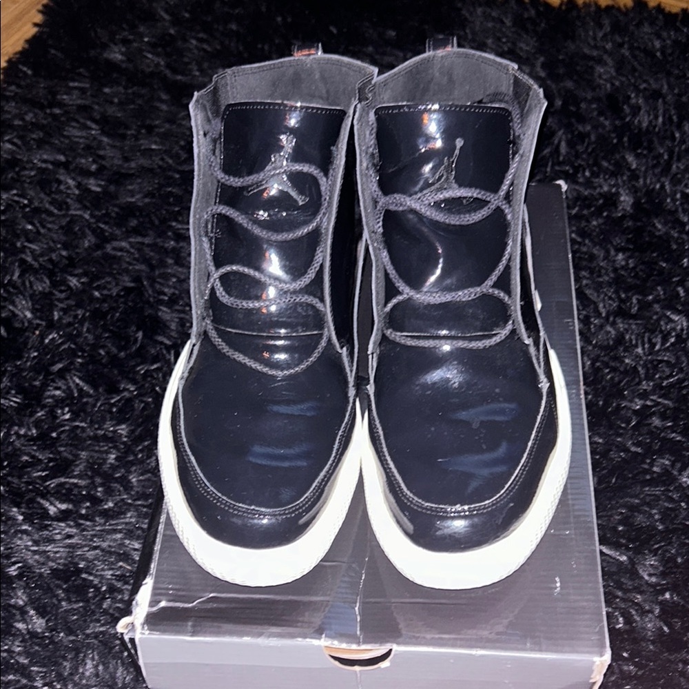 Jordan Black High-Top Sneakers